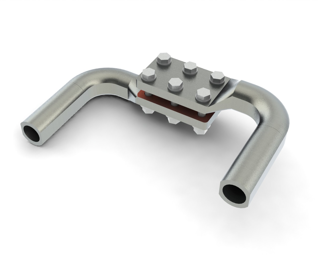 Зажимы аппаратные прессуемые типа 2А6А (с шестью отверстиями в контактной лапке)