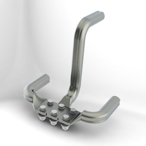 Зажимы аппаратные прессуемые типа 3А2А (с двумя отверстиями в контактной лапке)