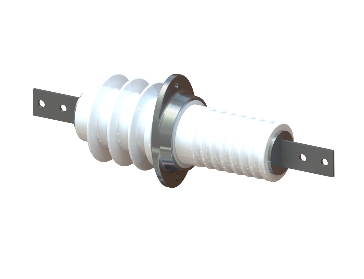 Изолятор проходной фарфоровый ИПУ 10/630 7,5 УХЛ1