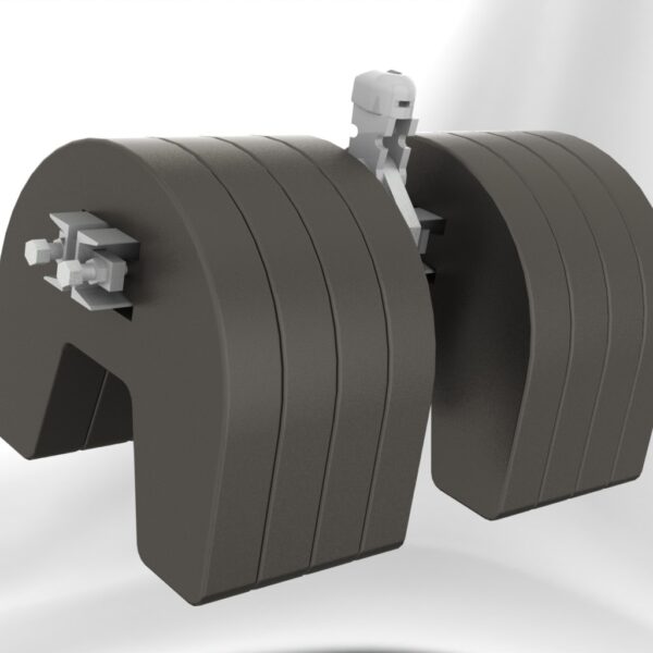 Балласты к поддерживающим зажимам для одного провода