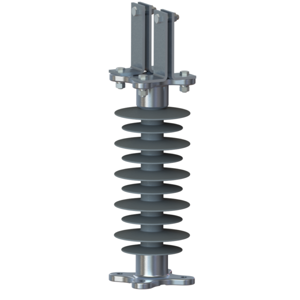Шинные опоры для жесткой ошиновки с вертикальными плоскими шинами 35 кВ